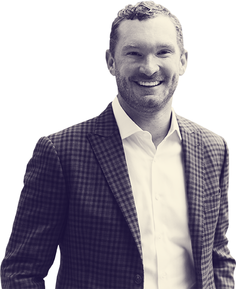 Nick Speyrer with purple overlay