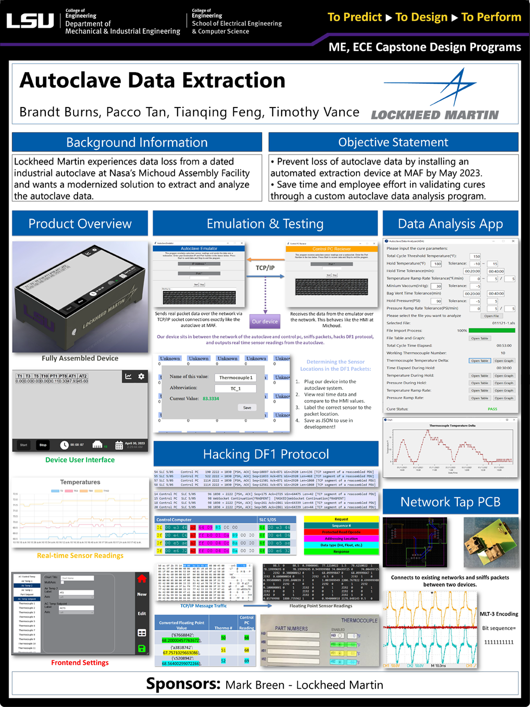 Project 65 Poster: Autoclave Data Extraction (2023) Project 65: Autoclave Data Extraction (2023)