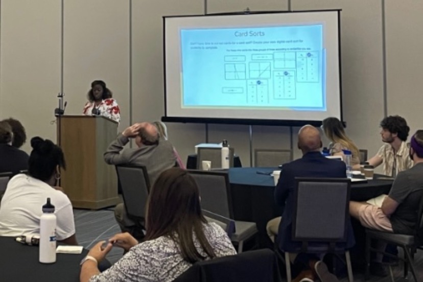 Ashlynn Cage at UTeach Conference Ashlynn Cage at UTeach Conference